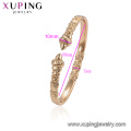 52044 xuping elegante liga de ouro pulseiras para mulheres jóias pulseira